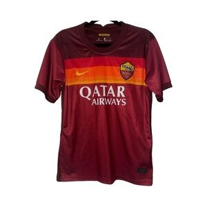 Soccer Jersey Nike Roma 20/21 Home Vapor Match SS-Team Crimson  Size Small FOX
